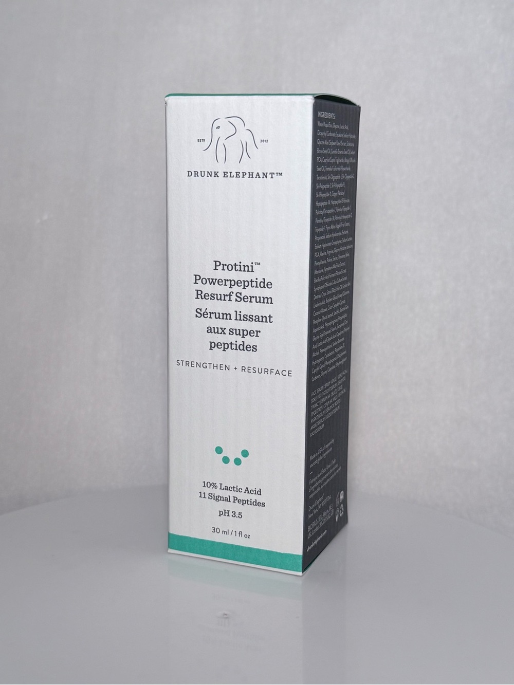 Drunk Elephant Protini Powerpeptide resurfacing Serum - 1 Oz retail $82